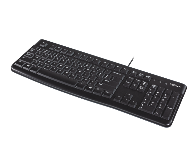 Logitech K120 Keyboard czarna USB - 57307 - zdjęcie 9